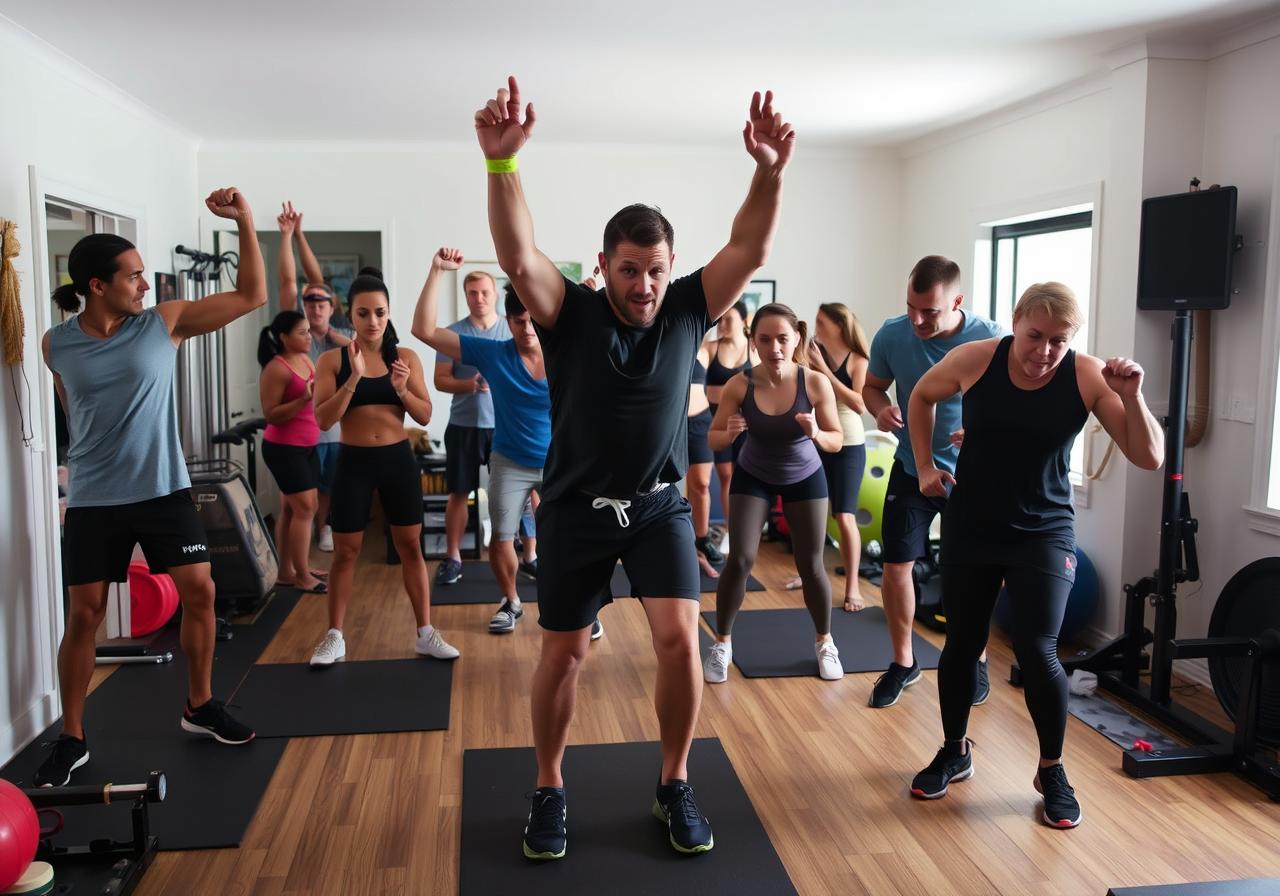 Круговая тренировка дома: эффективный комплекс на 30 минут